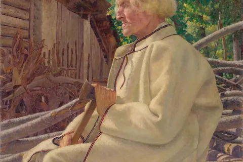 portrait of an older man representing quiet confidence